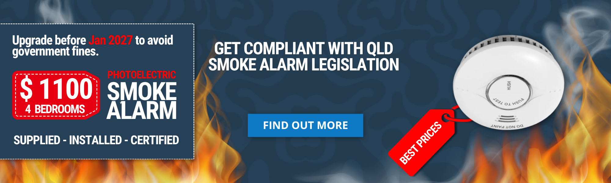 Smoke Alarm Compliance Alert