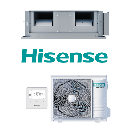 10kW Air Q - Compact w/ Hi Nano Hisense Reverse Cycle Ducted Air Conditioner
