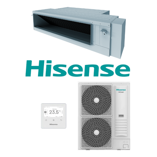 16kW Air Q Premium High Static Hisense Reverse Cycle Ducted Air Conditioner