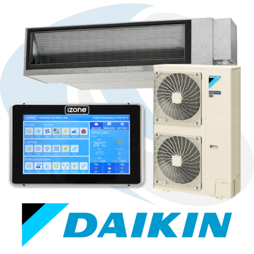 14.0KW DAIKIN & IZONE - INSTALLED DUCTED SYSTEM