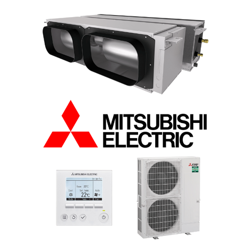 16kW Power Inverter Mitsubishi Electric Reverse Cycle Ducted Air Conditioner