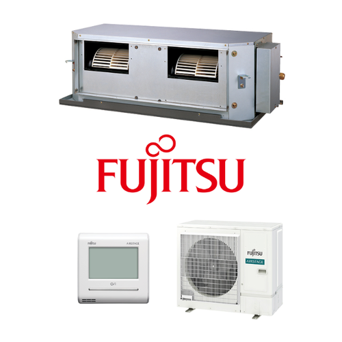 10kW High Static Fujitsu Reverse Cycle Ducted Air Conditioner